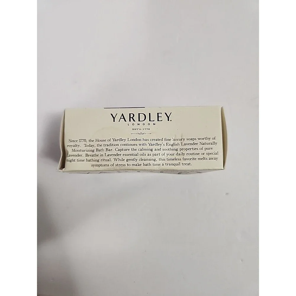 Yardley English Lavender Bar Soap Lardley London 1 Bar  4.25 oz NEW